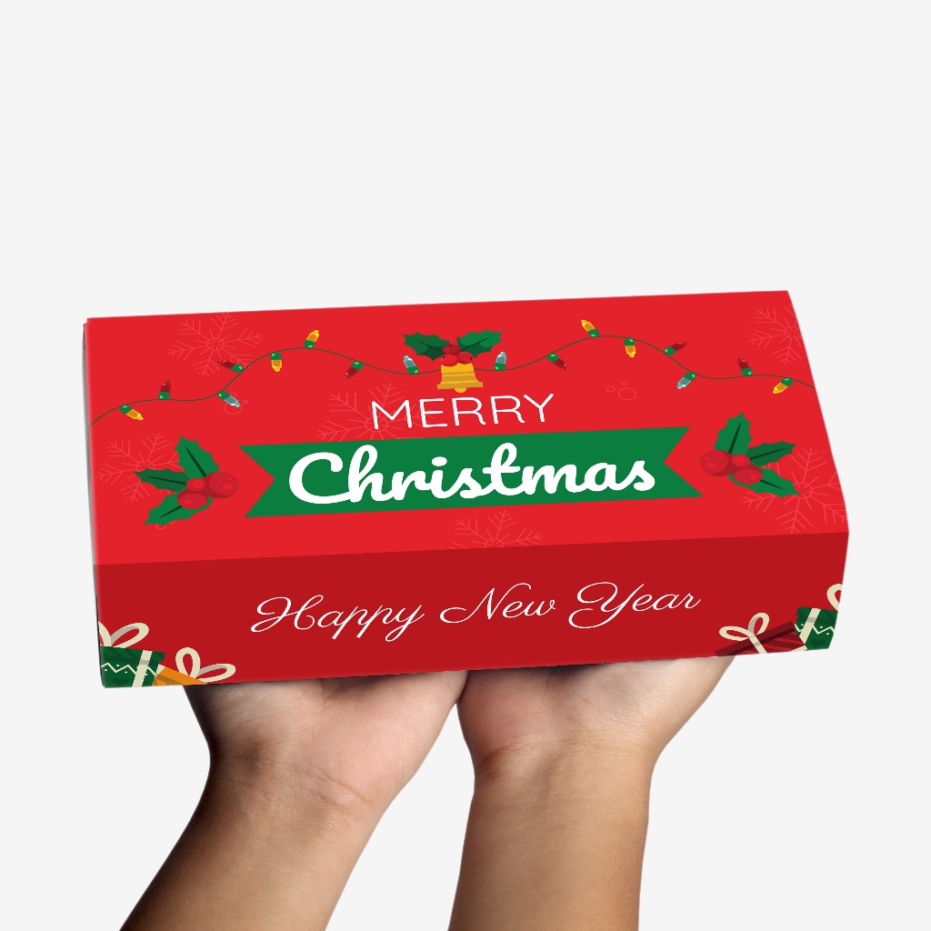

Sliding Box Natal Ukuran 23x11x5,5 cm - Hampers Gift - Christmas Box