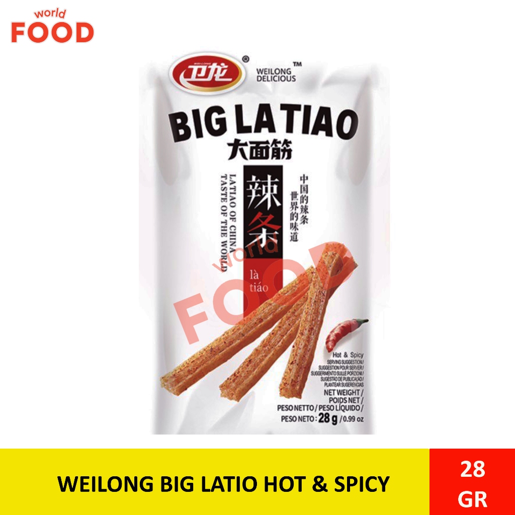 

WEILONG BIG LATIO HOT & SPICY NETTO 28GR