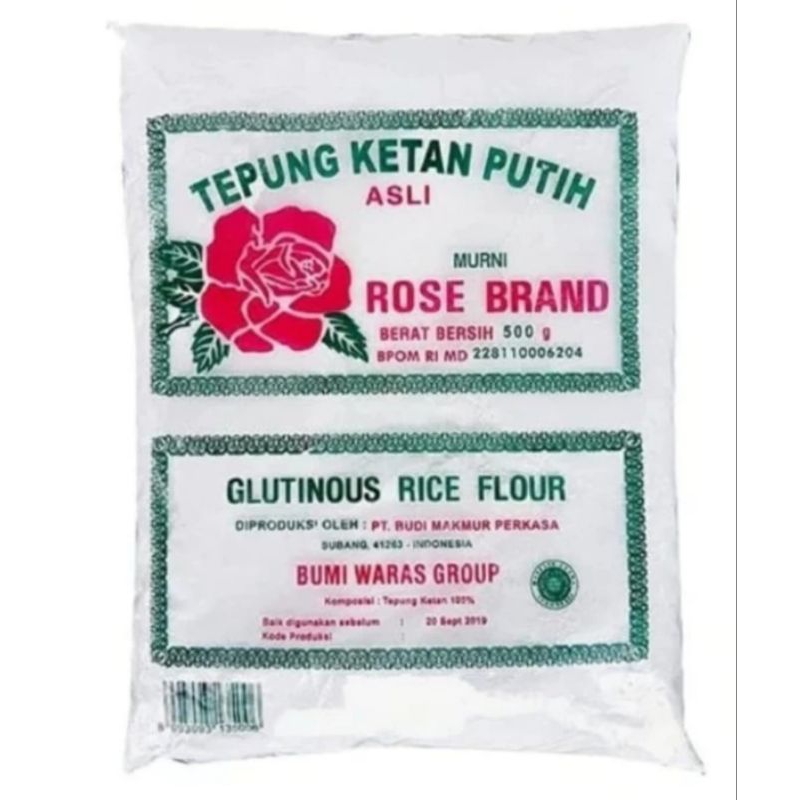 

Tepung Ketan Rose Brand 500 gram
