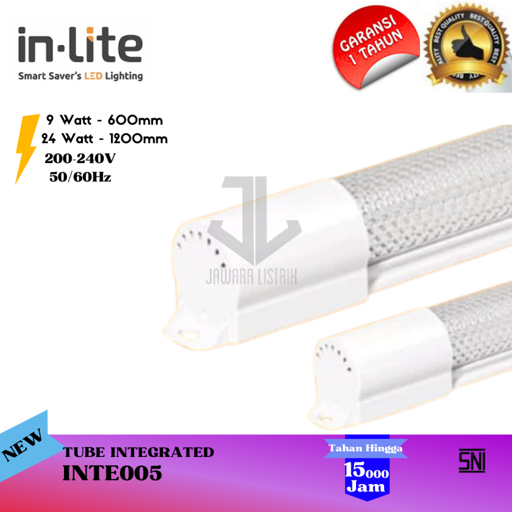 IN LITE INTE005 Lampu 9 WATT & 24 WATT TUBE INTEGRATED