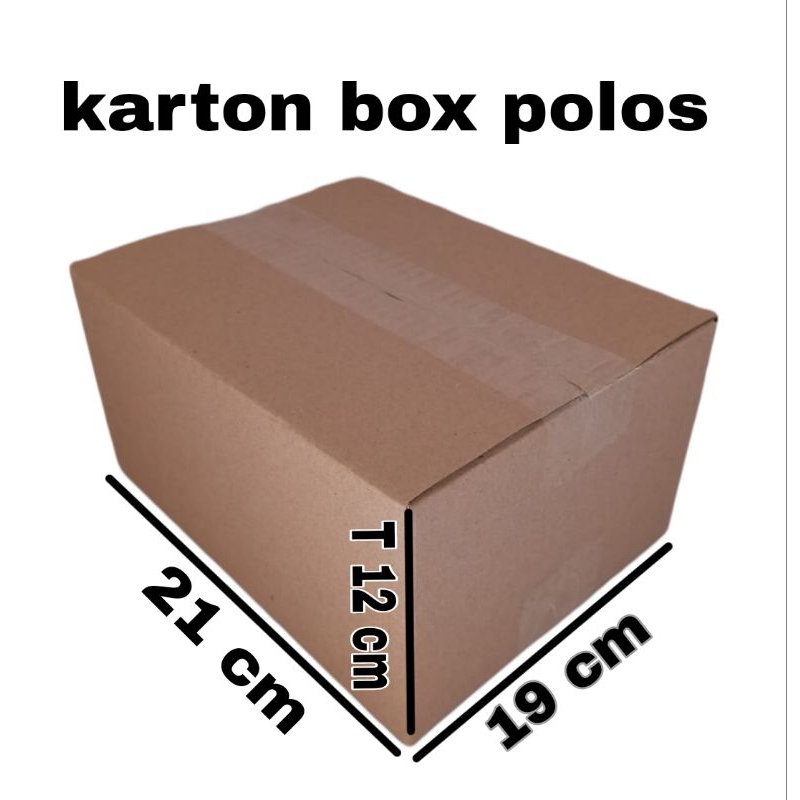 

kardus packing UK 21x19x12 kardus polos kardus besar