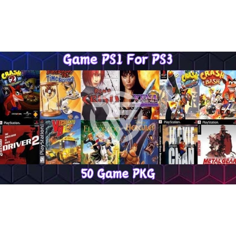 50 GAME PS1 FOR PS3 PKG (PS3)
