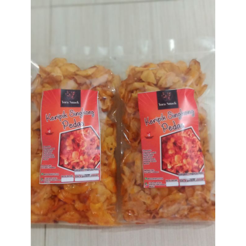 

keripik singkong pedas Yora snack