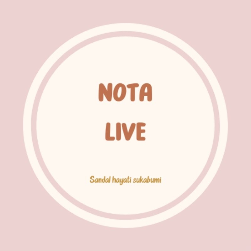 Nota live sandal hayati