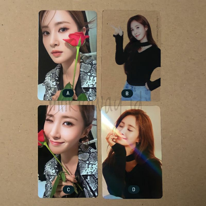 SNSD PHOTOCARD PC YURI HYOYEON SG23 POB ALADIN OHGG GIRLS GENERATION