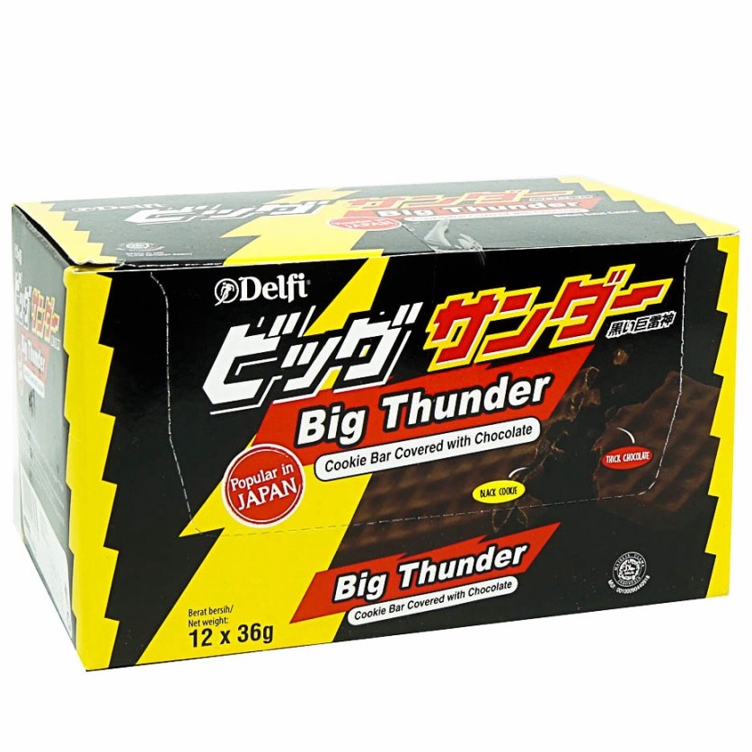 

Dijual Delfi Yuraku Big Thunder 1 box isi 12 x 36 gram POPULAR in JAPAN Promo