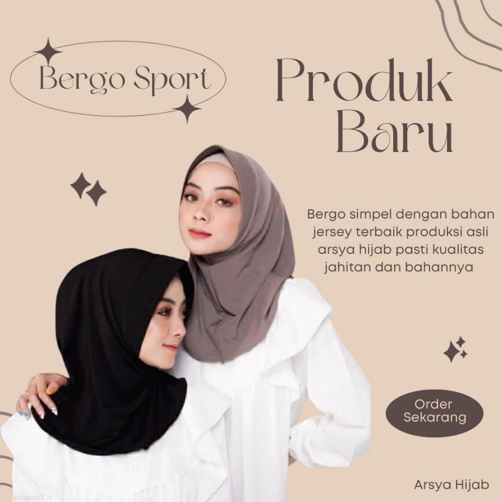 Bergo Hamidah Ukuran S Bahan Jersey Premium