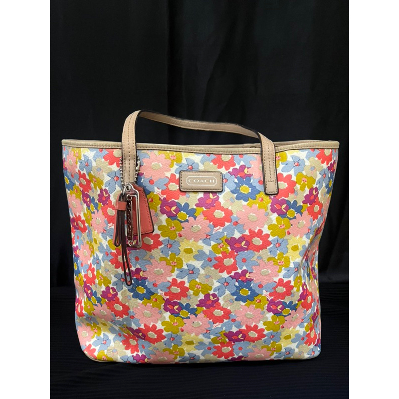 Totebag Coach Flower