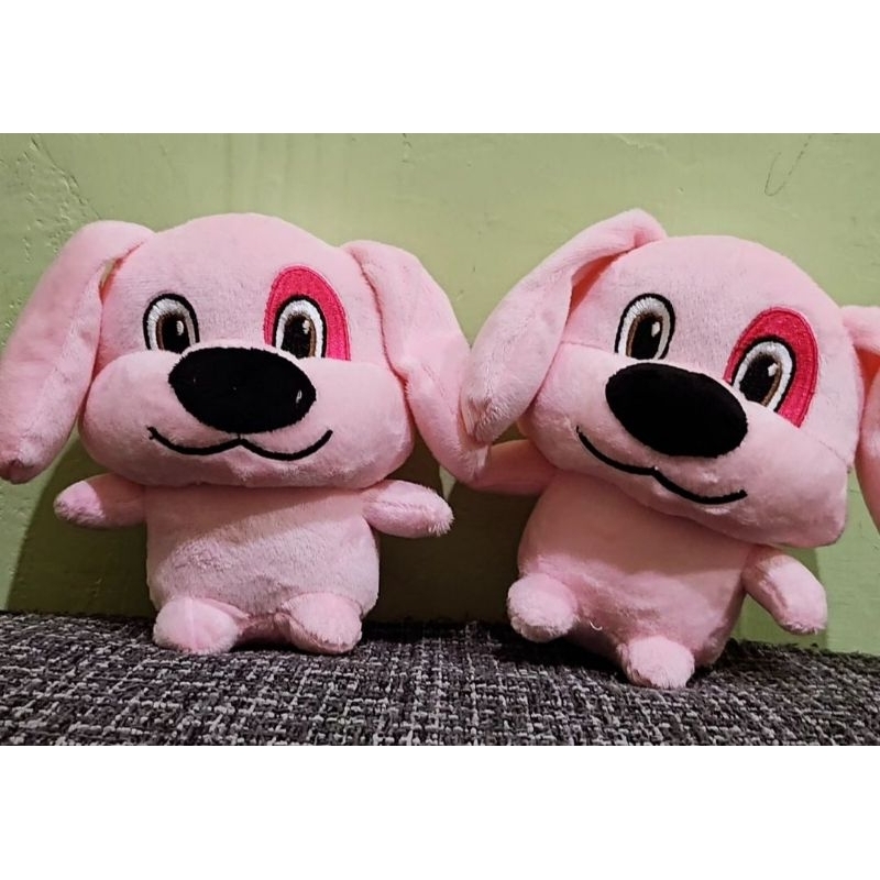 Boneka Anjing mini pink