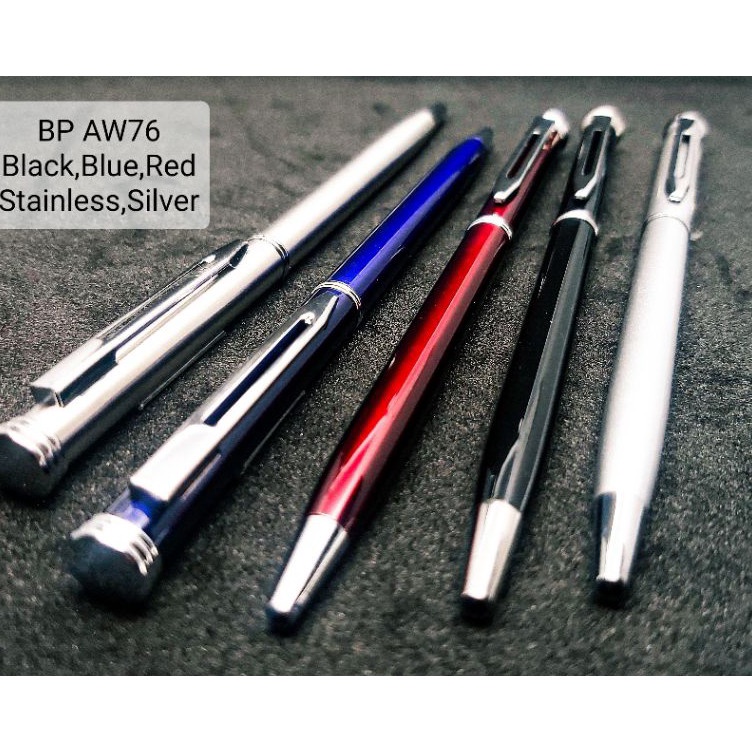 

Produk Pen Besi AW76, Ballpoint metal, Bolpen Paku ,Bolpoin Promosi, Pulpen Refill Cross, Grosir Ball Pen