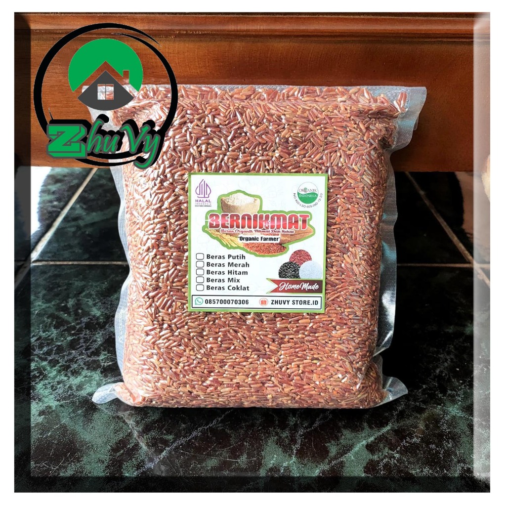 

BERAS ORGANIK BERNIKMAT (BERAS MERAH) 1 KG