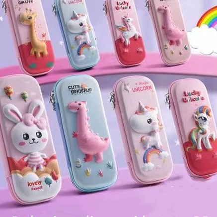 

Best Terlaris Kotak pensil pola kartun 3D/tempat pensil aesthetic