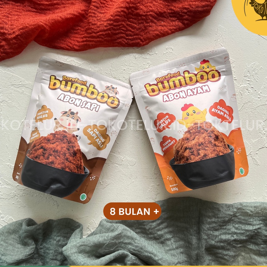 

modelTipe YNB221 BUMBOO - Abon Asli Ayam & Sapi NO MSG | Makanan Snack MPASI Anak Bayi