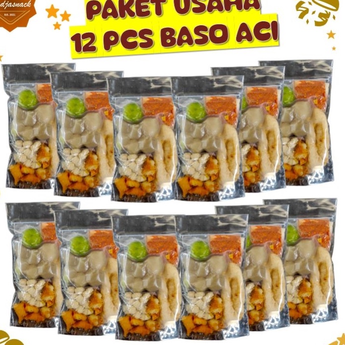 

KODE YCC436 PAKET HEMAT 12 BUNGKUS BASO ACI INSTAN SUPER MURAH