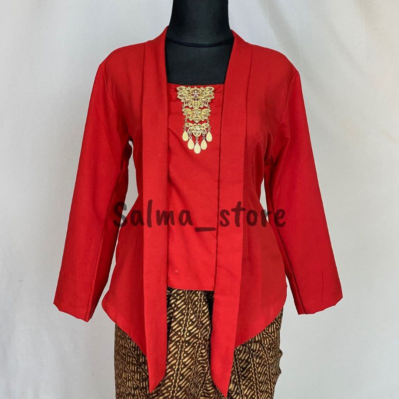 ATASAN KEBAYA KUTUBARU POLOS MODERN
