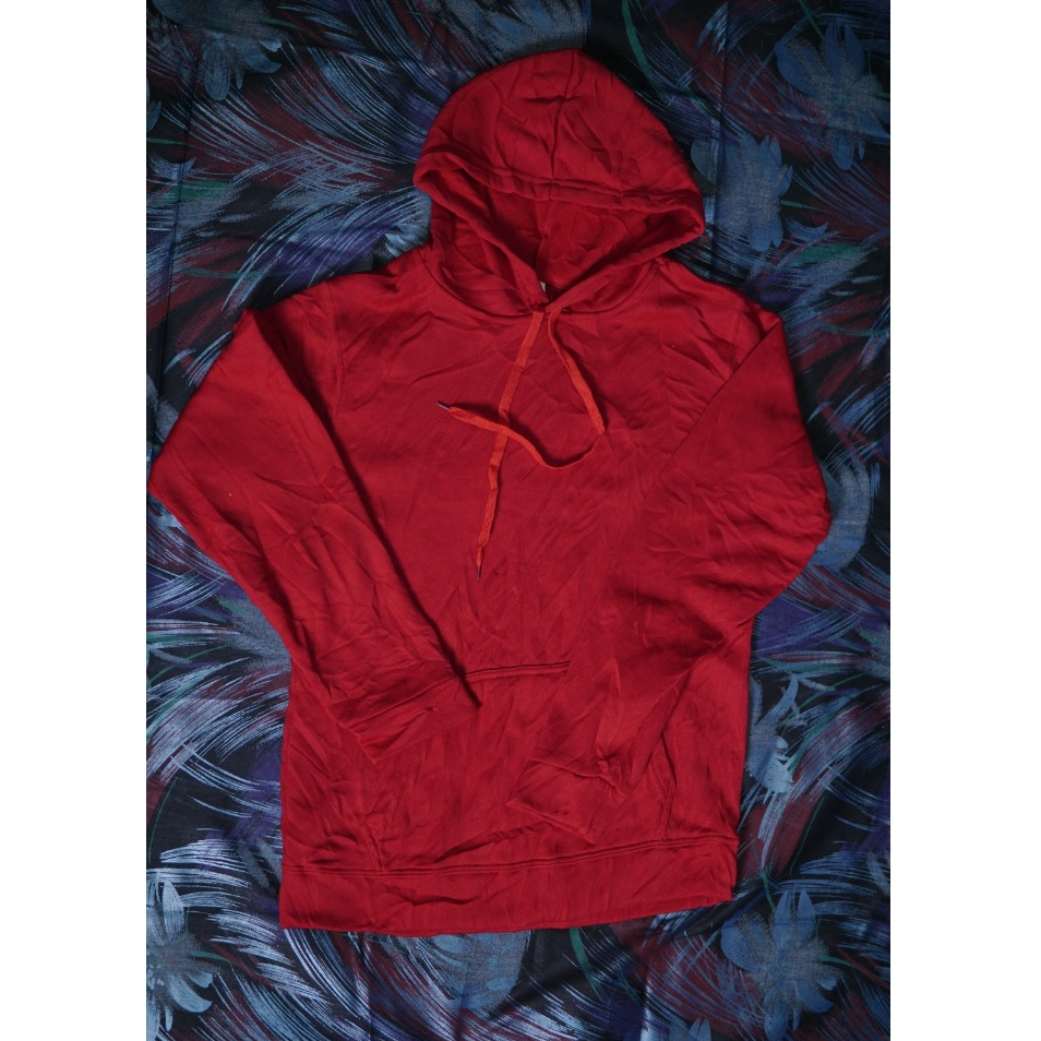 Hoodie polos merah
