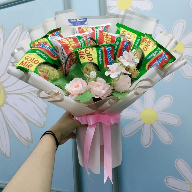 

Bouquet Indomie goreng | Bucket Indomie Hadiah Hari Ibu Hampers Mother Day