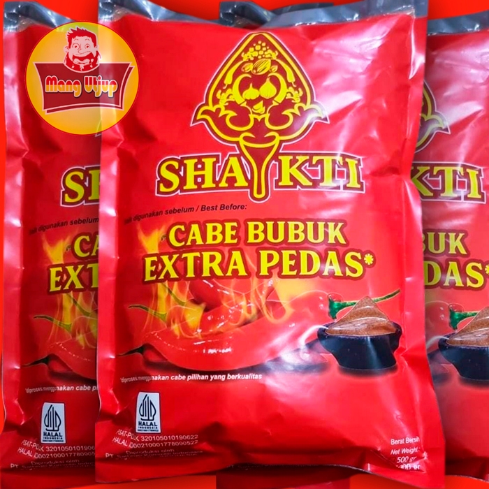 

CABAI GILING / CABAI BUBUK PEDAS MERK SHAKTI 500GR