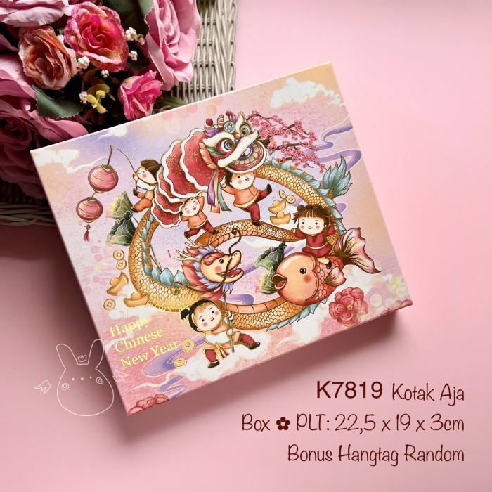 

(10 Pcs) Kotak Sincia K78 Box Imlek Dus Mika Sekat Nastar Lapis Mini Special Imlek