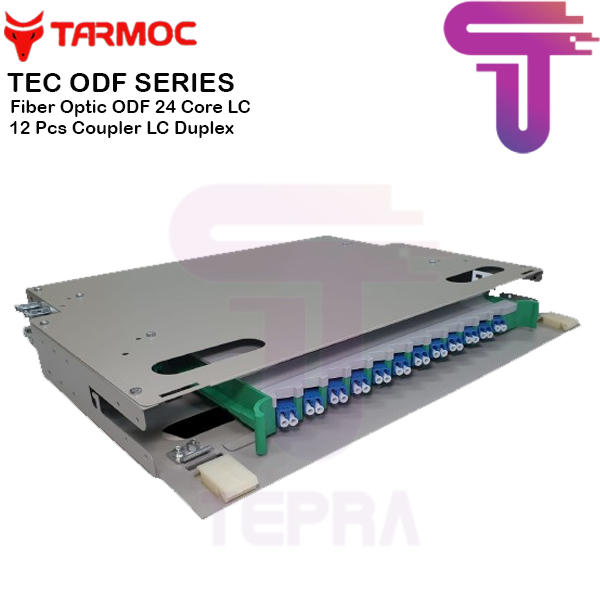 Fiber Optic ODF/OTB 24 Core LC Lengkap Rackmount | ODF 24C LC