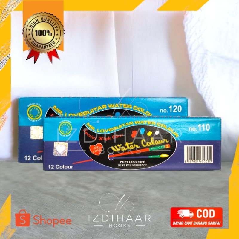 

Mr. Loveguitar Water Colour 12 Colour