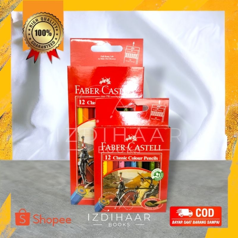 

Pensil warna Faber-Castell 12 warna klasik