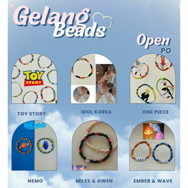 GELANG BEADS, GELANG COUPLE [KATALOG EDISI COUPLE]