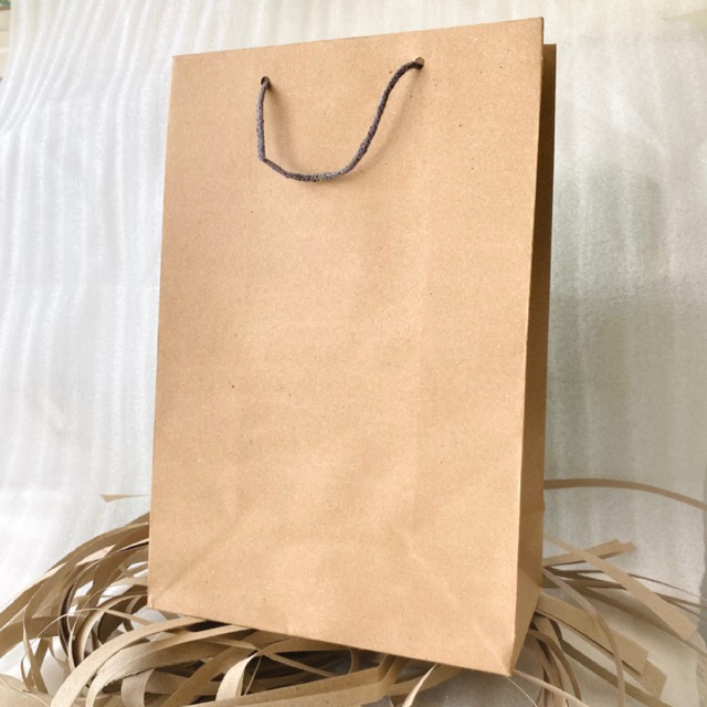 

PAPERBAG COKLAT ukuran 20x10x30 sarung