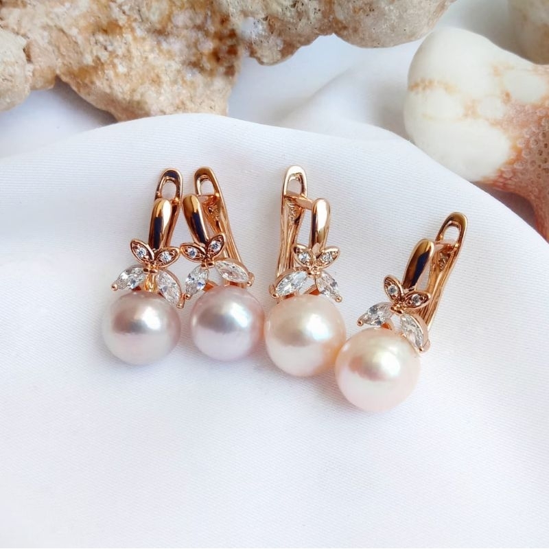 Anting Mutiara Air Tawar Asli Lombok//MutiaraAsliLombok