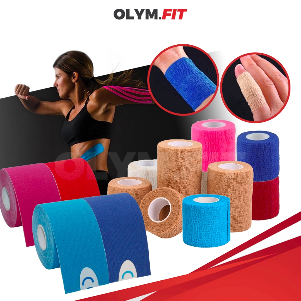 Kinesiology Tape | Kinesio Sport Tape | Tapping 5x5 | Tapping Olahraga Wrist Tape Finger Tape Sport 