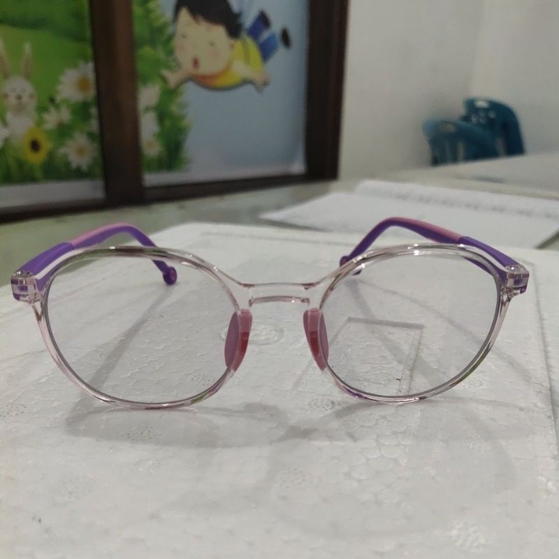 kacamata mata anak perempuan bluecromic antifog minus 0.75, silinder minus 1