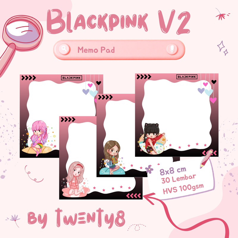 

BLACKPINK MEMO PAD VER. 2