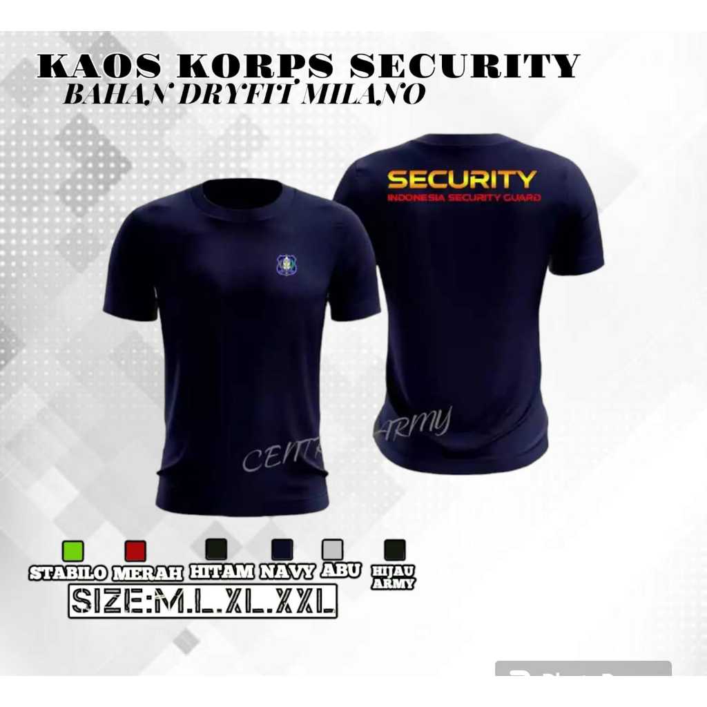 Kaos OLAH RAGA Security // Baju Security Terbaru // Kaos Security // Bahan Dryfit // Bisa COD
