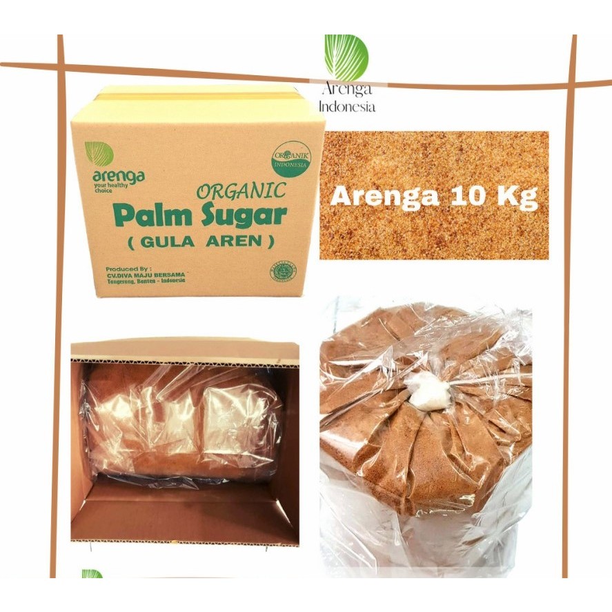 

Arenga Palm Sugar, Gula Aren Serbuk Bubuk 10kg Arenga Gula Bubuk