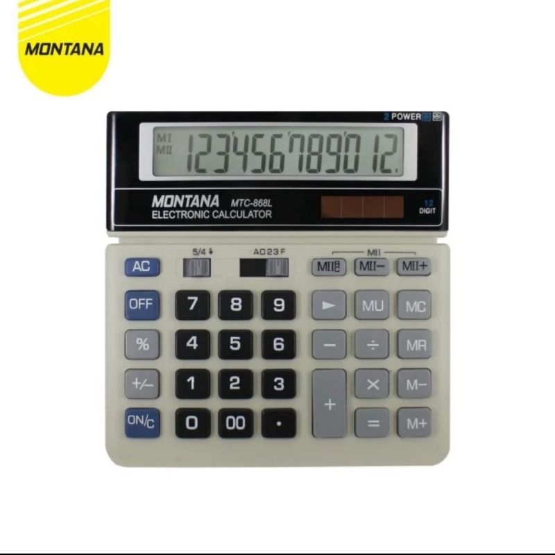 

Montana calculator/kalkulator Montana MTC 868 L/ 12 digits