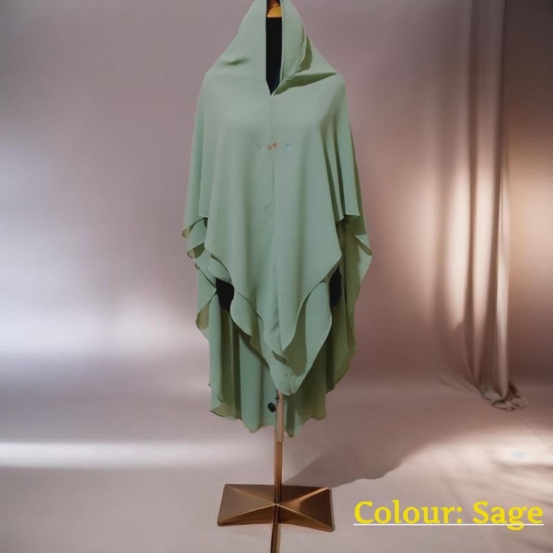 (SAGE) Khimar Branded like Sisesa Clothing Sumayya Naomi