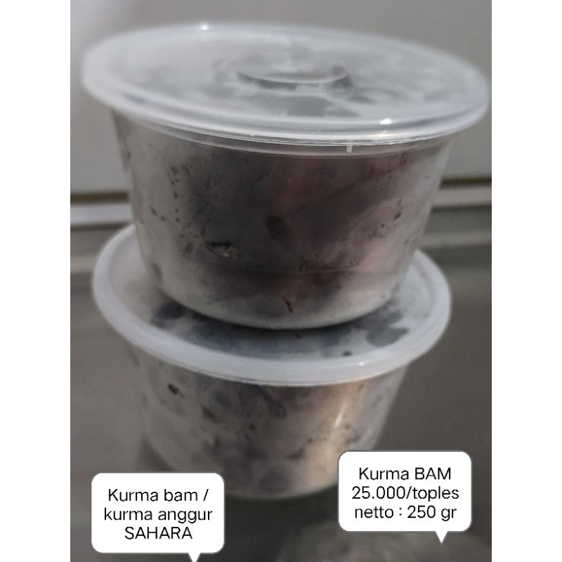 

KURMA BAM/KURMA ANGGUR 250 GR