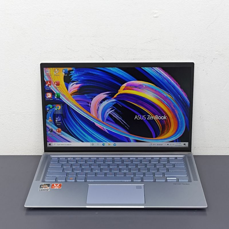 LAPTOP ASUS ZENBOOK UM431DA AMD RYZEN 5 3500U 8GB SSD 256GB LIKENEW