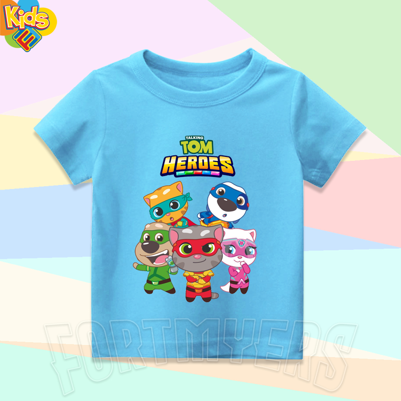 BAJU ANAK KAOS ANAK TALKING TOM HEROES