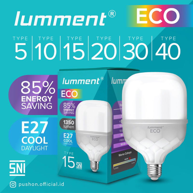 LAMPU LED / LAMPU RUMAH /LUMMENT ECO / 5 WATT