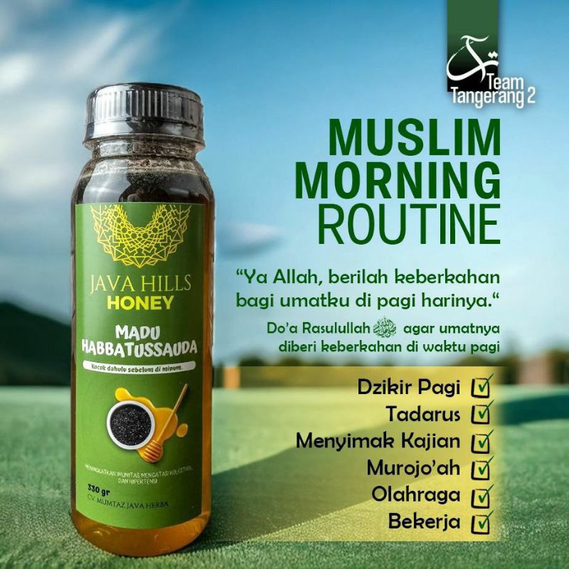 

Madu habbatussauda Java hills honey