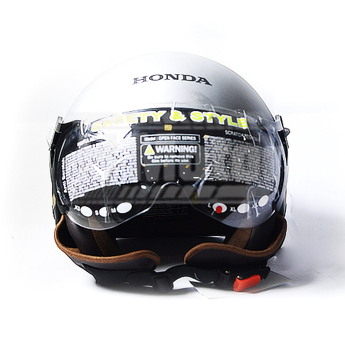 Honda ORI SNI Half Face Helm Helmet Half Face Helm Classic S20 Black