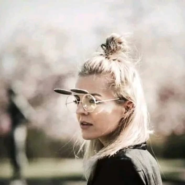 kacamamata fashion boboho kacamata clip on bulat frem bulat jhon lenon