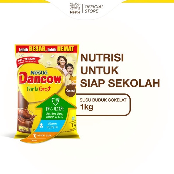 

PROMO HARI INI DANCOW Fortigro Susu Bubuk Susu Anak Coklat Pouch 1kg !!!