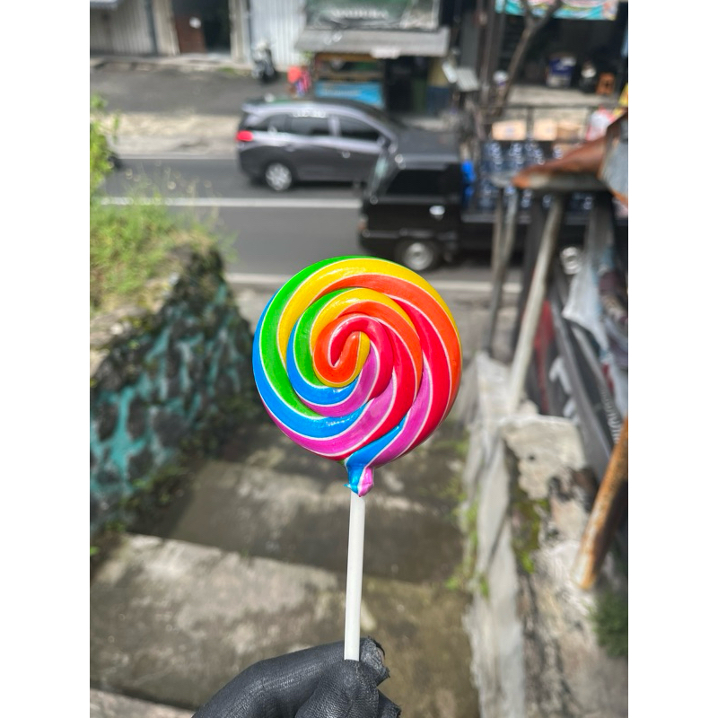 

Permen Lolipop Bulat 8 cm