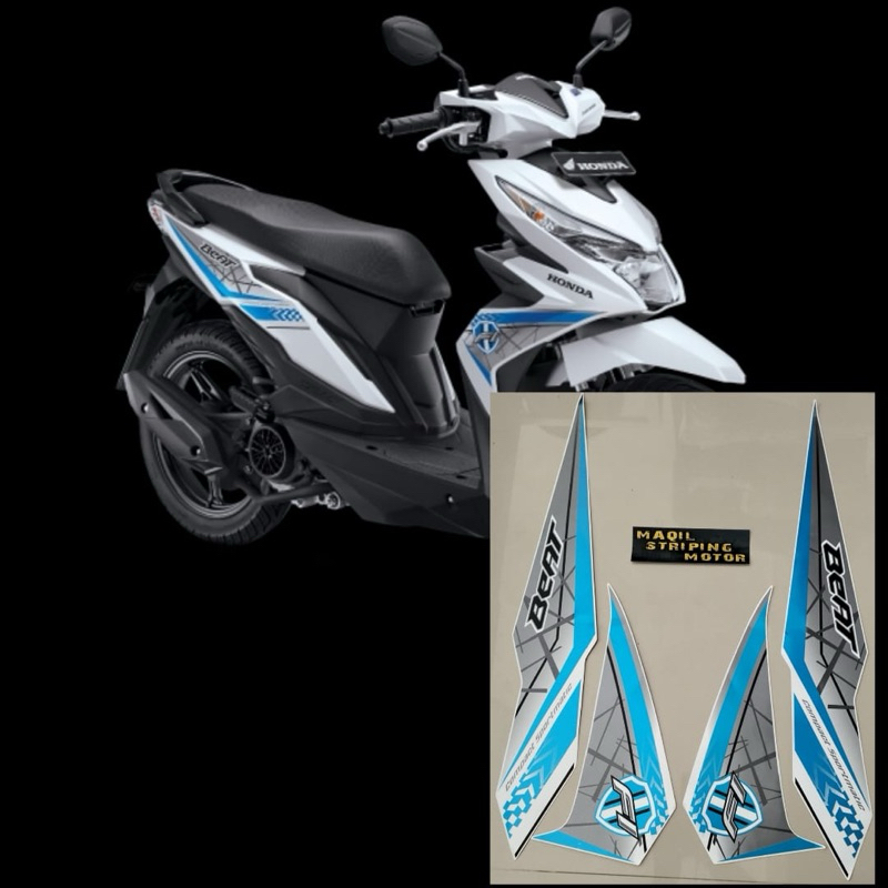 striping original Honda beat fi cw tahun 2017