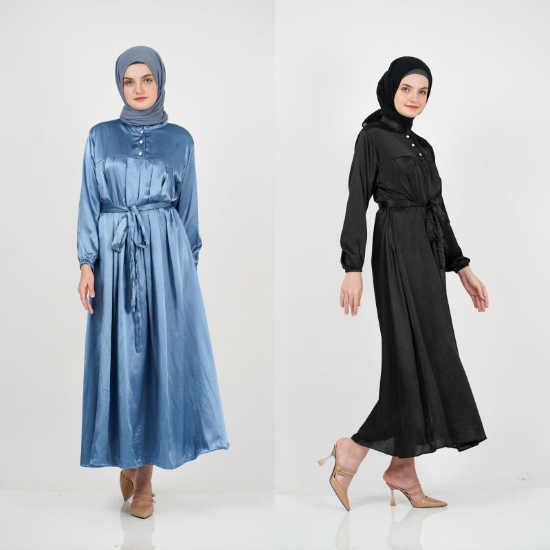 Gamis Shimer Fha Collection Terbaru Mewah dan Elegan