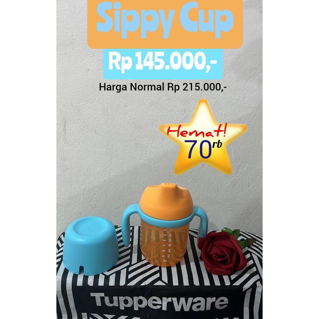 TUPPERWARE TWINKLE SIPPY CUP - TRAINING CUP UNTUK BAYI 6BLN KE ATAS