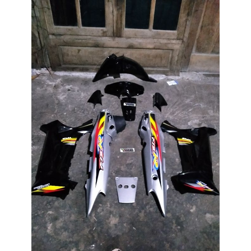 Cover Body Fizr Fizr Hitam Silver Full Set Halus Cover Bodi Yamaha Fizr