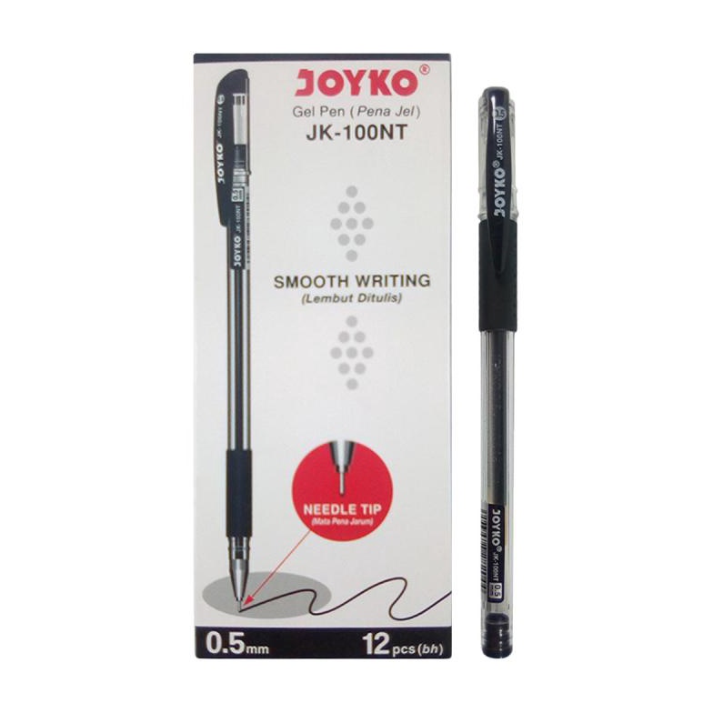 

Premium.. Pulpen Gel Pen Joyko JK-100NT Track Gel 0.5 mm - Lusinan (12 pcs) HEH